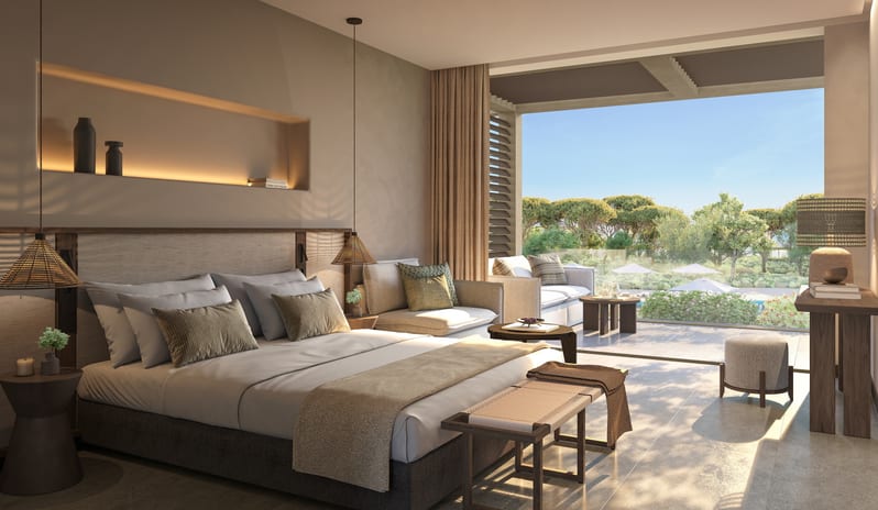 Family Room Balcony Pool View